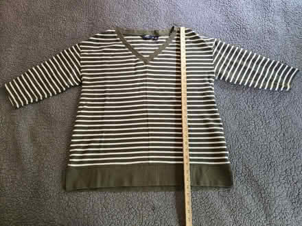 Photo of free Green White Striped Shirt L/P 14-16 (West 7th) #3