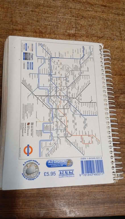 Photo of free London AZ road map (Maidenhead SL6) #2