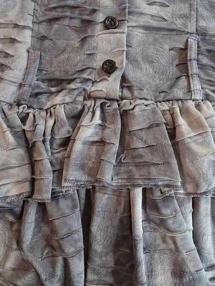 Photo of free Gray Ruffle Dress Small (West 7th) #4