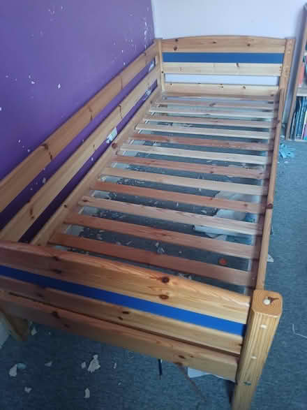 Photo of free Wooden Single Bed (Westlea SN5) #1