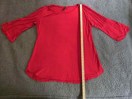 Photo of free Red 3/4 Bell Sleeve Top XL (West 7th) #3