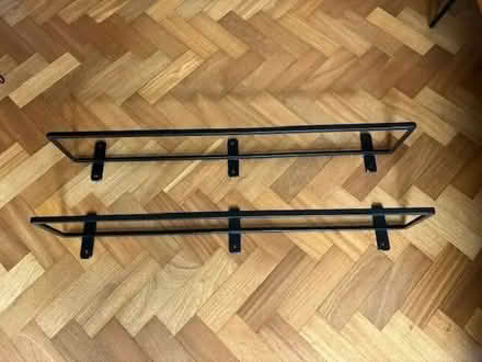 Photo of free Metal & glass shelves (906 mm x 160 mm) x 2 (The Cedars Estate WD3) #4