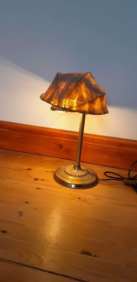 Photo of free Bankers lamp with paper shade (Dingle L8) #1