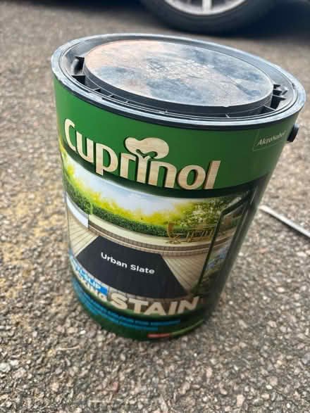 Photo of free Cuprinol decking stain dark slate (Henlow SG16) #1