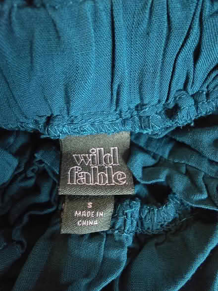 Photo of free Teal Ruffle Shorts Small (West 7th) #3