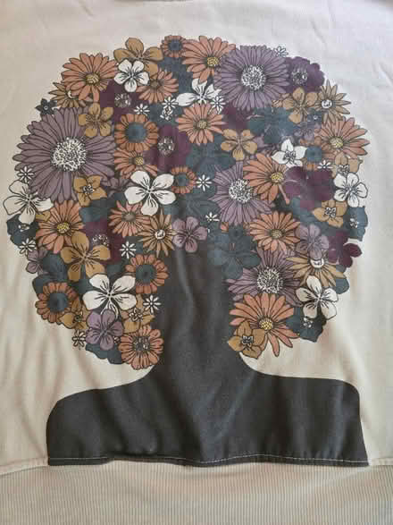 Photo of free Floral Afro Crop Sweatshirt XXL (West 7th) #1
