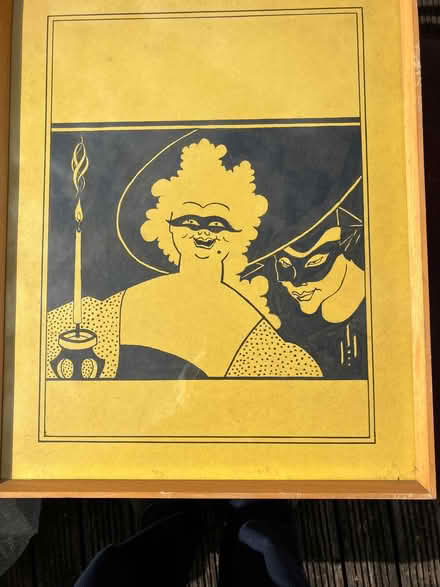 Photo of free Framed copies of Aubrey Beardsley Prints (Catchgate Plantation NN12) #1