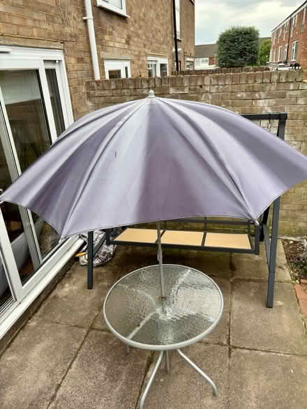 Photo of free Garden table / umbrella (Bromley / Hayes BR2) #2