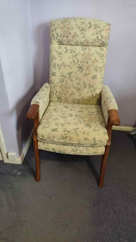 Photo of free Floral arm chair (Wessex Road SN14) #1