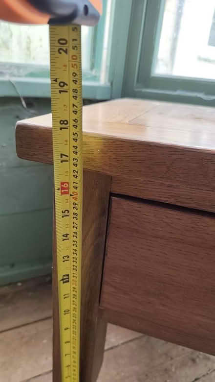 Photo of free Side table solid wood 1 drawer (Wessex Road SN14) #1