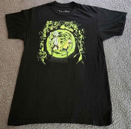 Photo of free Rick and Morty Black Tee Medium (West 7th) #1