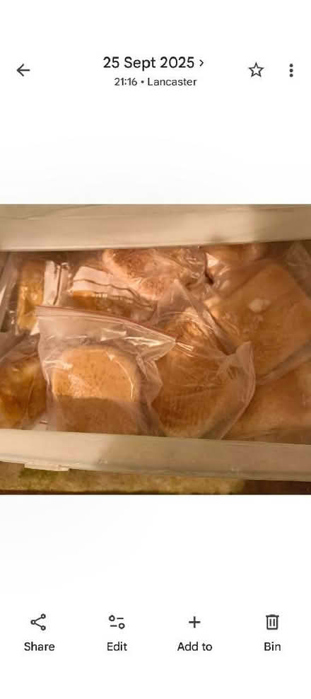 Photo of free Frozen bread (Primrose LA1) #1