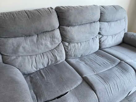 Photo of free 2 & 3 seater sofa grey sofa (Gorton M18) #2