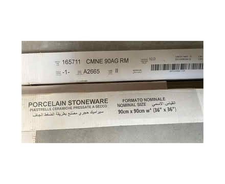 Photo of free 36 inch porcelain tiles (Burley Gate HR1) #2