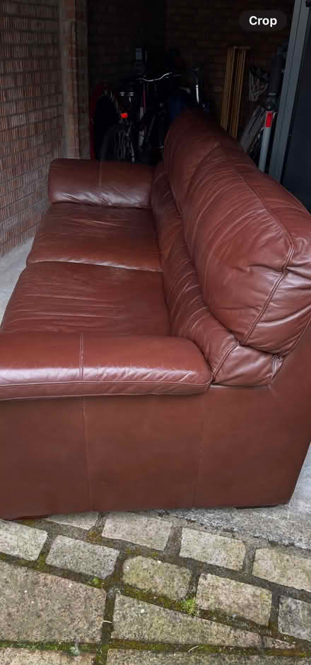 Photo of free 2 & 3 Seater Sofas & footstool (Deerwood Close SK10) #3
