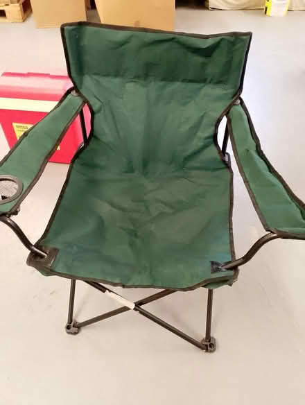 Photo of free fold up camping chair & cool box (Pontefract) #2
