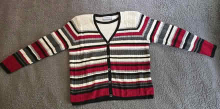 Photo of free Red White Black Striped Sweater Top (West 7th) #4