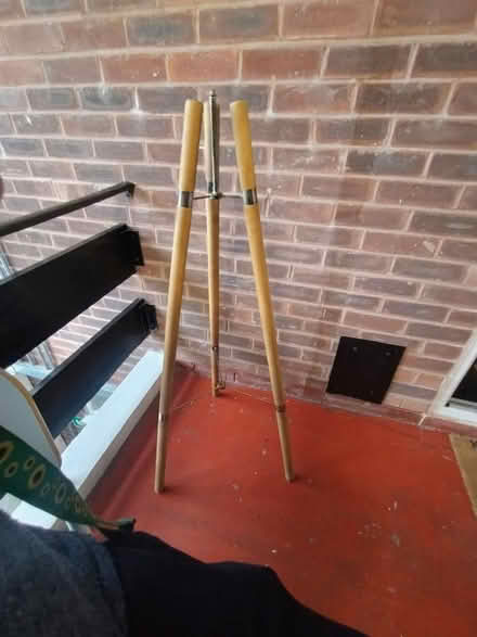 Photo of free Wooden tripod floor lamp - project (Stretford M32) #2