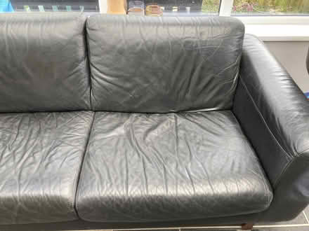 Photo of free Habitat Leather Sofa (Stoney Stratton BA4) #2