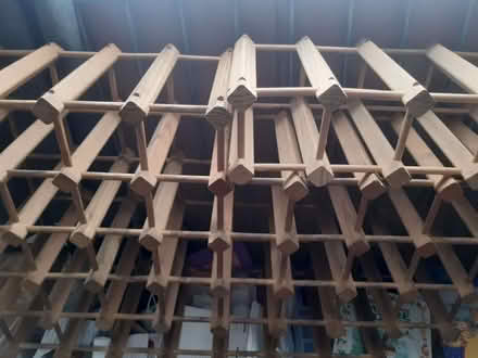 Photo of free 2 Wooden wine racks that fit together (adjustable size) (Gilmerton EH17) #3
