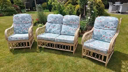 Photo of free 3 piece conservatory suite cane (Preston) #1
