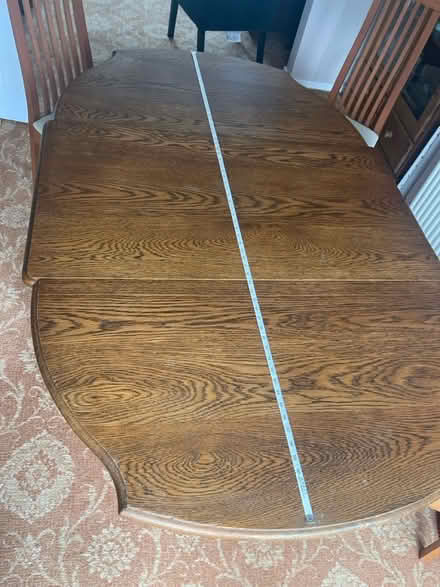 Photo of free Solid wood drop leaf dining table (Maldon CM9) #3