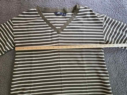 Photo of free Green White Striped Shirt L/P 14-16 (West 7th) #2