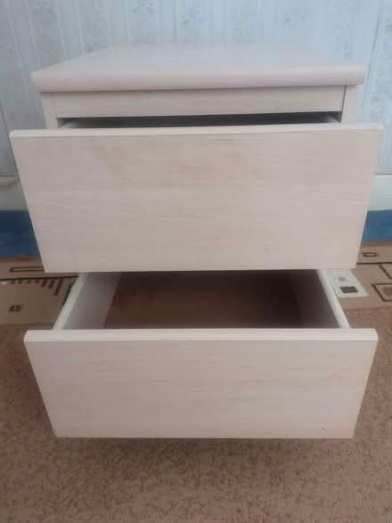 Photo of free IKEA bedside cabinet with drawers (TW7 4) #2