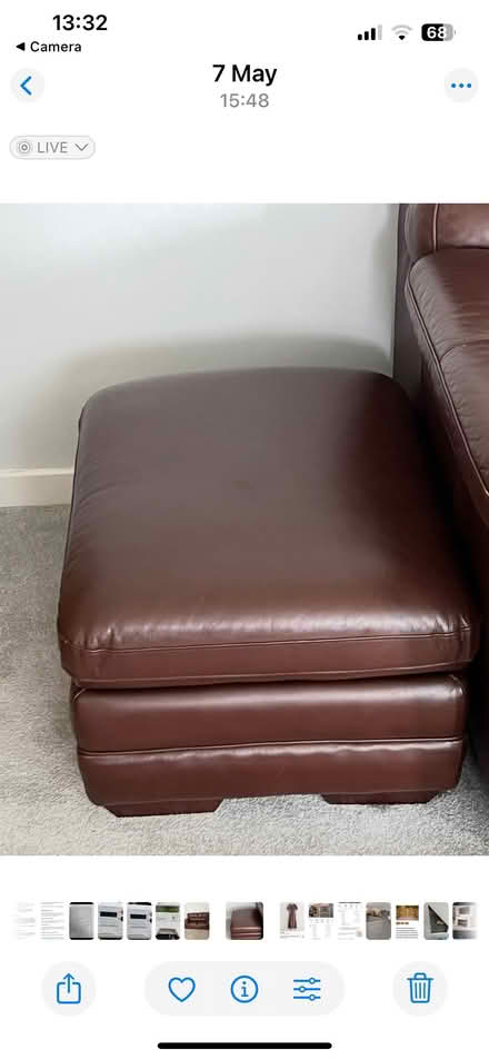 Photo of free 2 & 3 Seater Sofas & footstool (Deerwood Close SK10) #2