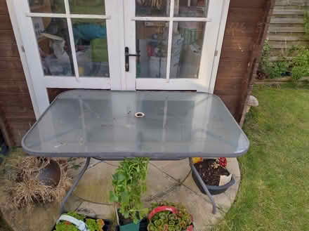 Photo of free Outdoor table 8 Chairs (Lower Earley RG6) #3