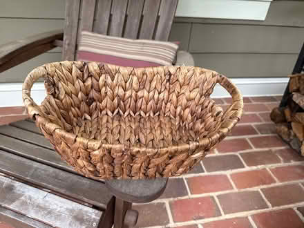 Photo of free Woven Basket (Kentlands, Gaithersburg) #1