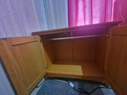 Photo of free Small cabinet with hanging rack (Ringlestone ME14) #3