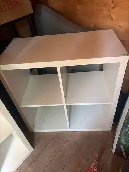 Photo of free White Ikea Kallax shelves (Ravenscourt Park W6) #2