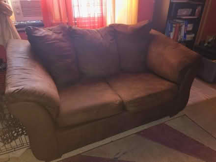 Photo of free Used Brown 2 piece Sofa set (East Harlem) #4