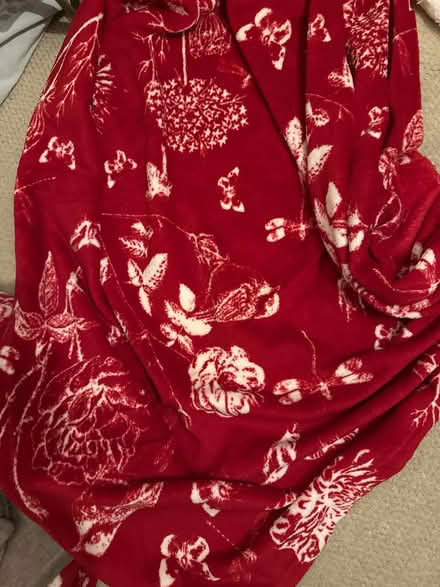 Photo of free Red throw (Barnes SW13) #1