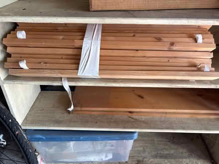 Photo of free Twin size bed slats (North Cambridge) #1