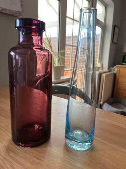 Photo of free Coloured glass vases (Beckenham BR3 3NL) #1