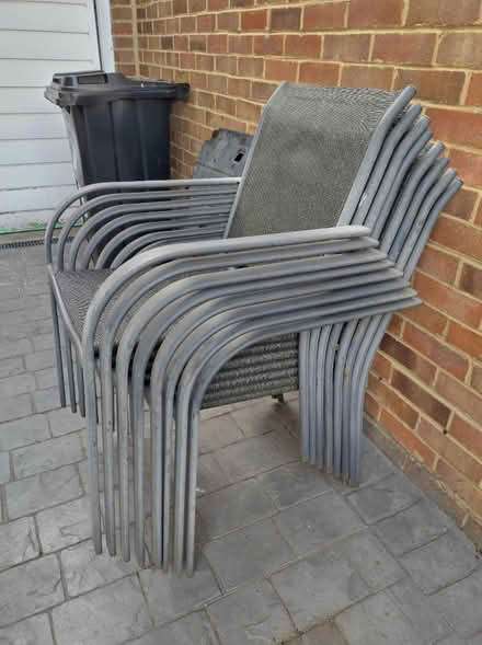 Photo of free Outdoor table 8 Chairs (Lower Earley RG6) #2
