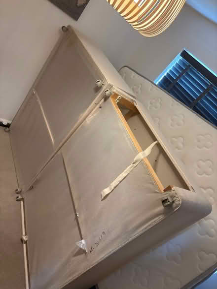 Photo of free Kingsize divan bedbase & head board (Halling ME2) #2