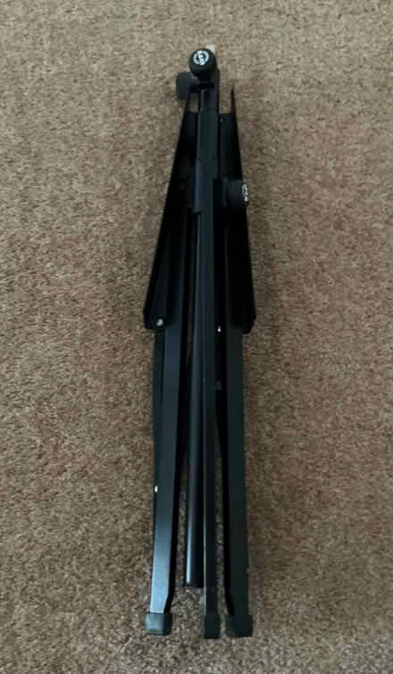 Photo of free Music stand, fully adjustable, folds down for easy transport (Booker HP12) #2