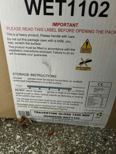Photo of free Wet room board (BL6. Bolton) #1