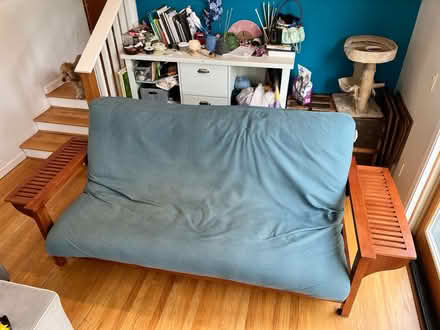 Photo of free Futon couch pull out bed (Vallejo) #2