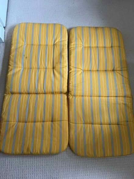 Photo of free Outdoor chair cushions (Balcombe RH17) #2