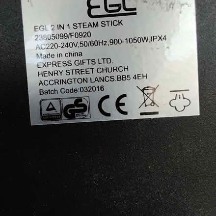 Photo of free EGL 2 in 1 Steam Stick (Cooden TN39) #2