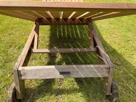 Photo of free Teak Sunbed searches new home (Weeke, Winchester SO22) #3