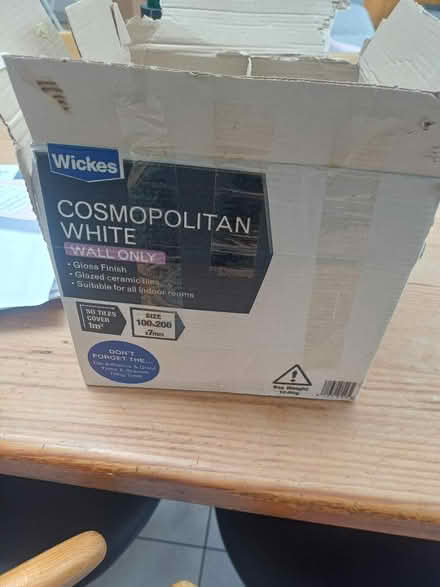 Photo of free White wall tiles (Horley, Surrey) #3