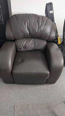 Photo of free Leather Armchair Recliner (Glenageary) #1