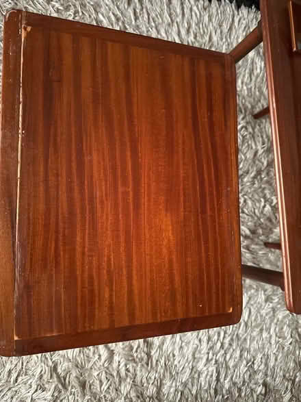 Photo of free Wooden side tables - nest of 2 (Bedfont TW14) #4