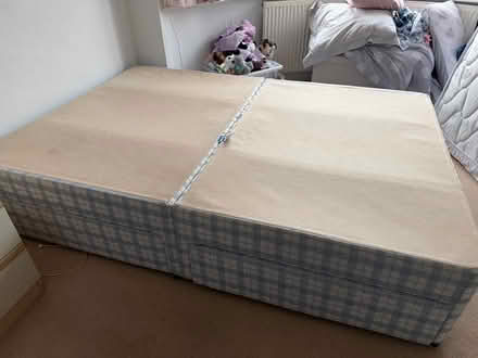 Photo of free Double bed 4 draw divan base (South Harrow HA2) #3