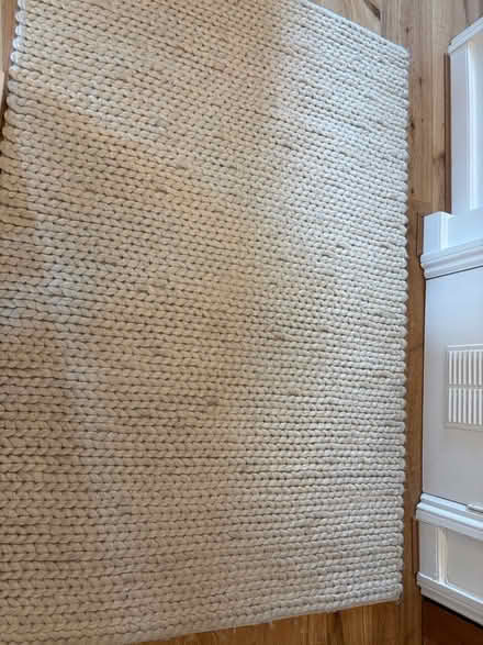 Photo of free Cream wool rug (Richmond) #3